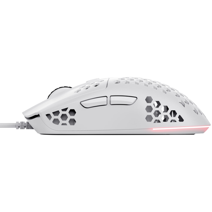 Trust - TRUST Gamingmus GXT 928W Helox Lättvikts - Vit