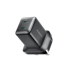 Joyroom - Joyroom Snabbladdare 2x USB-C 45W UK - Svart