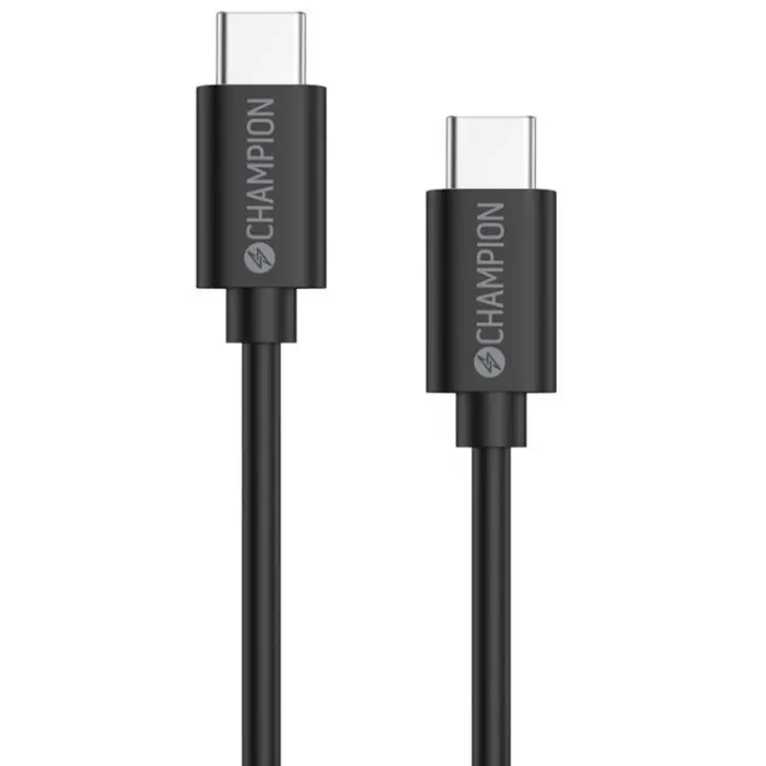 CHAMPION USB-C kabel 60W 2m svart iPhone Air prisvärd kvalitet balanserad