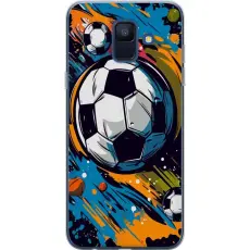 Gustaf - Mobilskal till Samsung Galaxy A6 (2018) med Fotbollar