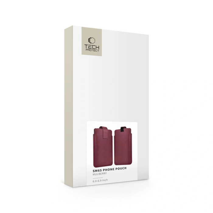 Tech-Protect - Tech-Protect Universell Fodral 6.0 - 6.9 tum - Mulberry