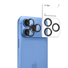 Tech-Protect - Tech-Protect H&auml;rdat Glas Kameraskydd F&ouml;r iPhone 18 Pro/18 Pro Max - Svart