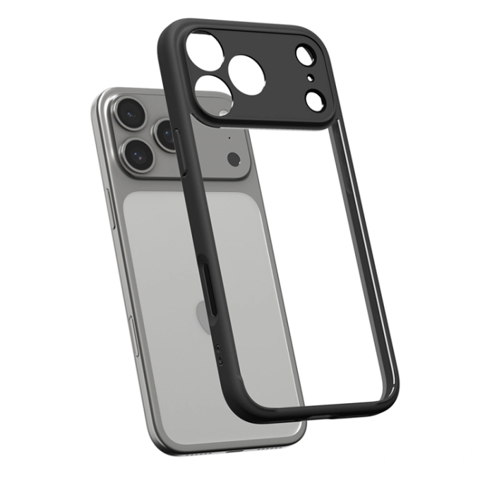 Spigen - Spigen iPhone 17 Pro Mobilskal Ultra Hybrid - Matte Svart