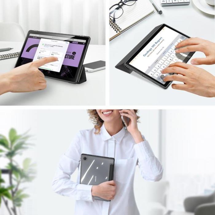 UTGATT1 - Dux Ducis Toby Fodral Galaxy Tab A8 10.5 - Svart