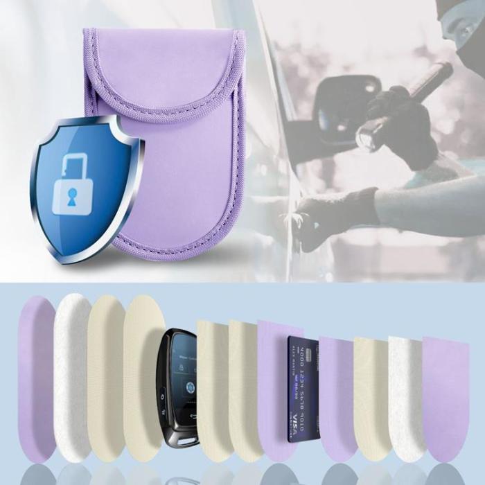 Tech-Protect - Tech-Protect Nyckellös RFID Signal Blocker Faraday Skal - Lavender