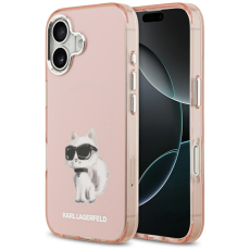 KARL LAGERFELD - Karl Lagerfeld Mobilskal till iPhone 17 Magsafe Aquarelle Choupette - Rosa