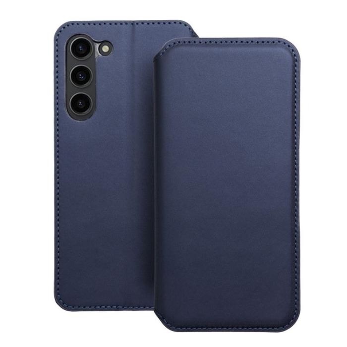 OEM - Galaxy S24 Plus Plånboksfodral Dual Pocket - Marinblå