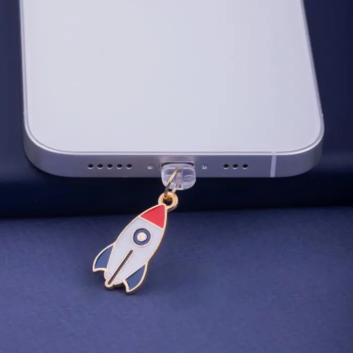 OEM - Hängande Charms SPACE för Mobil (Lightning)