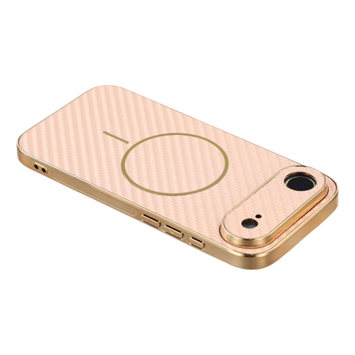 A-One Brand - iPhone Air Mobilskal MagSafe Carbon Fiber Electroplated - Rosa