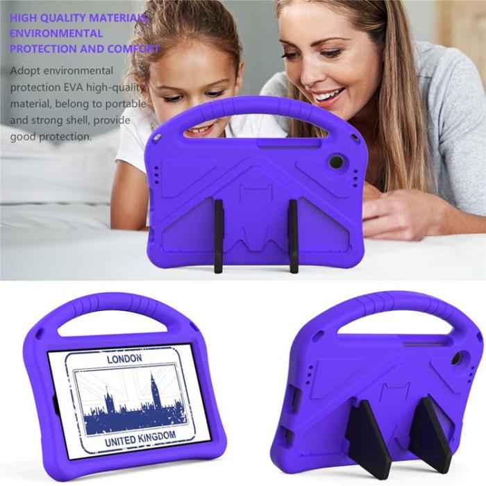 A-One Brand - Galaxy Tab A9 Skal Kickstand Shockproof - Lila