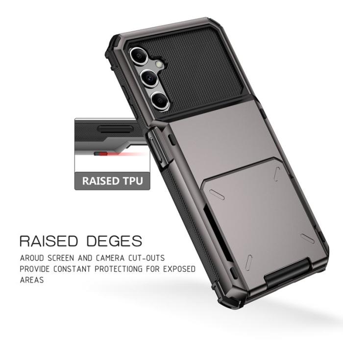 OEM - Samsung Galaxy A35 5G Skal PC+TPU Hybrid Skydd - Gul
