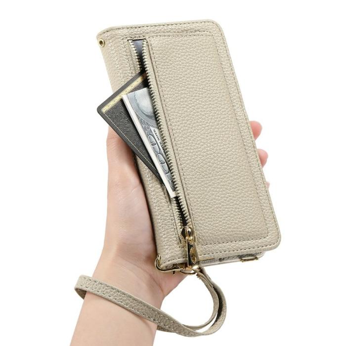 ESEBLE - ESEBLE Mobilfodral för Samsung Galaxy S26 Plus Konstläder - Khaki
