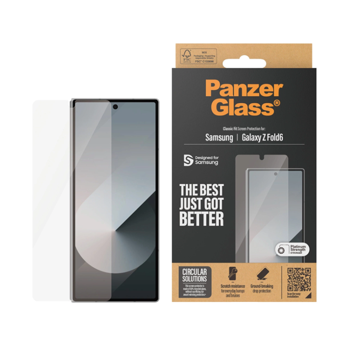 Panzer - PanzerGlass Galaxy Z Fold 6 Härdat Glas Skärmskydd Classic Fit
