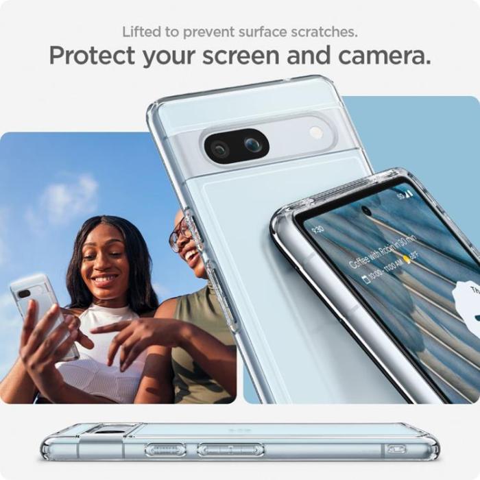 UTGATT - Spigen Google Pixel 7A Mobilskal Ultra Hybrid - Clear