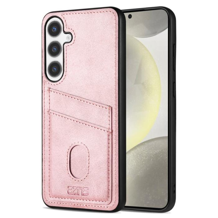 AZNS - AZNS K1 Series Samsung Galaxy S24 FE Fodral - KonstLäder - Roséguld