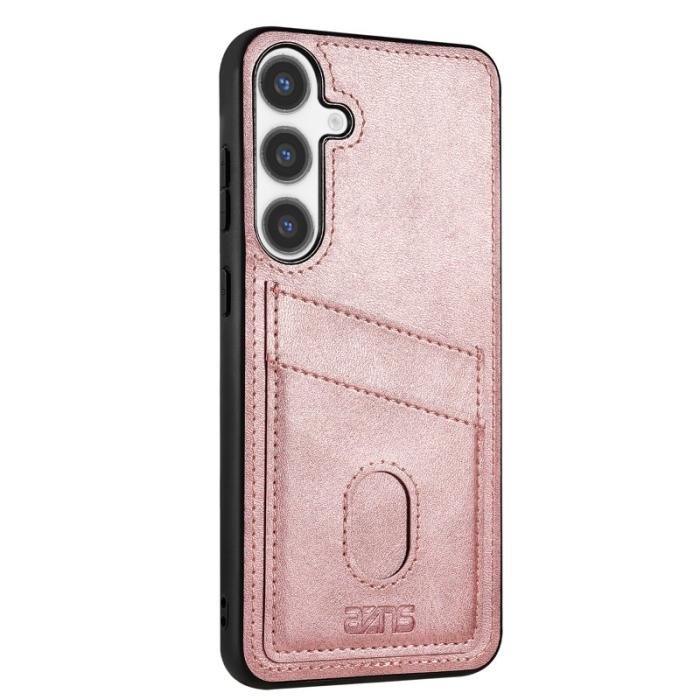 AZNS - AZNS K1 Series Samsung Galaxy S24 FE Fodral - KonstLäder - Roséguld