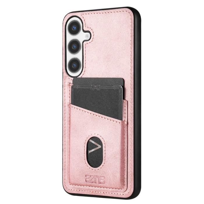 AZNS - AZNS K1 Series Samsung Galaxy S24 FE Fodral - KonstLäder - Roséguld