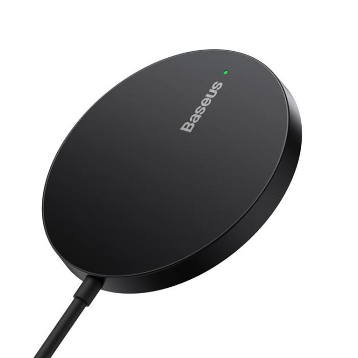 BASEUS - Baseus Mini3 Magsafe Trådlös Laddare Induction 15W - Svart