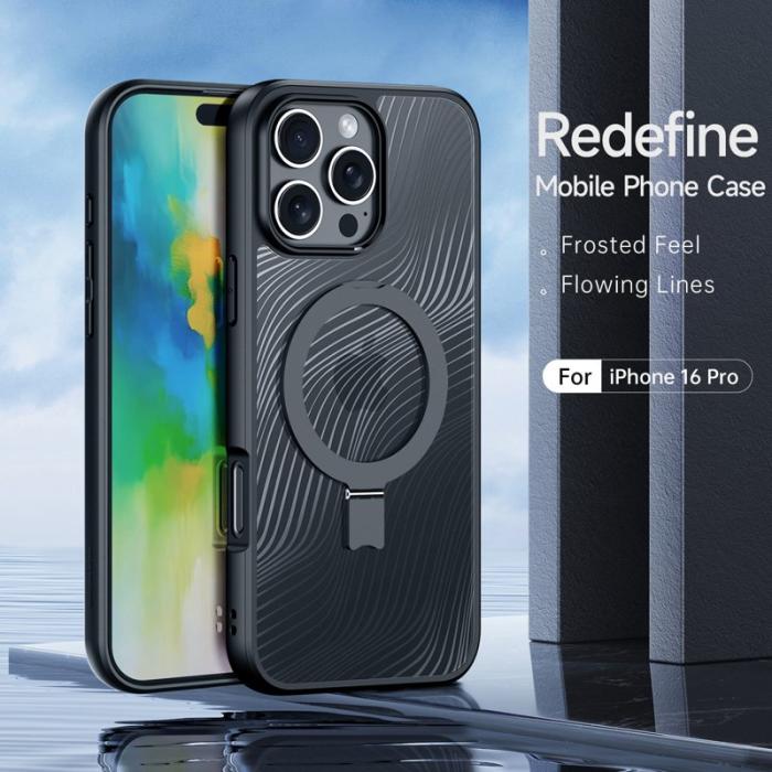 Dux Ducis - DUX DUCIS Aimo Series Mobilskal till iPhone 16 Pro TPU+PC - Svart