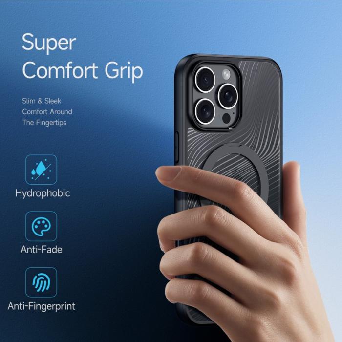 Dux Ducis - DUX DUCIS Aimo Series Mobilskal till iPhone 16 Pro TPU+PC - Svart