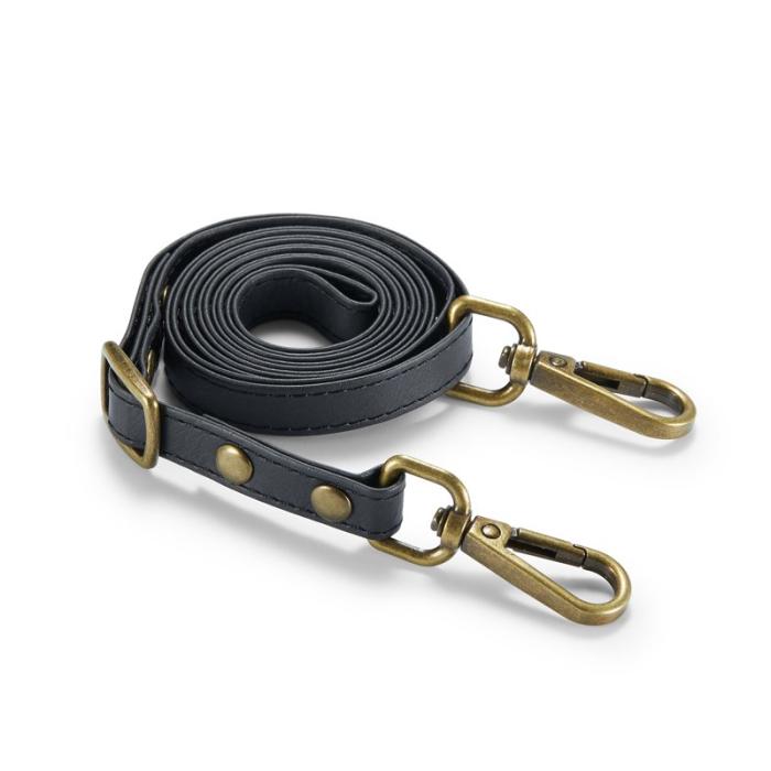 DG.MING - DG.MING Konstläder Plånboksfodral för Samsung Galaxy Z Flip3 5G - Svart