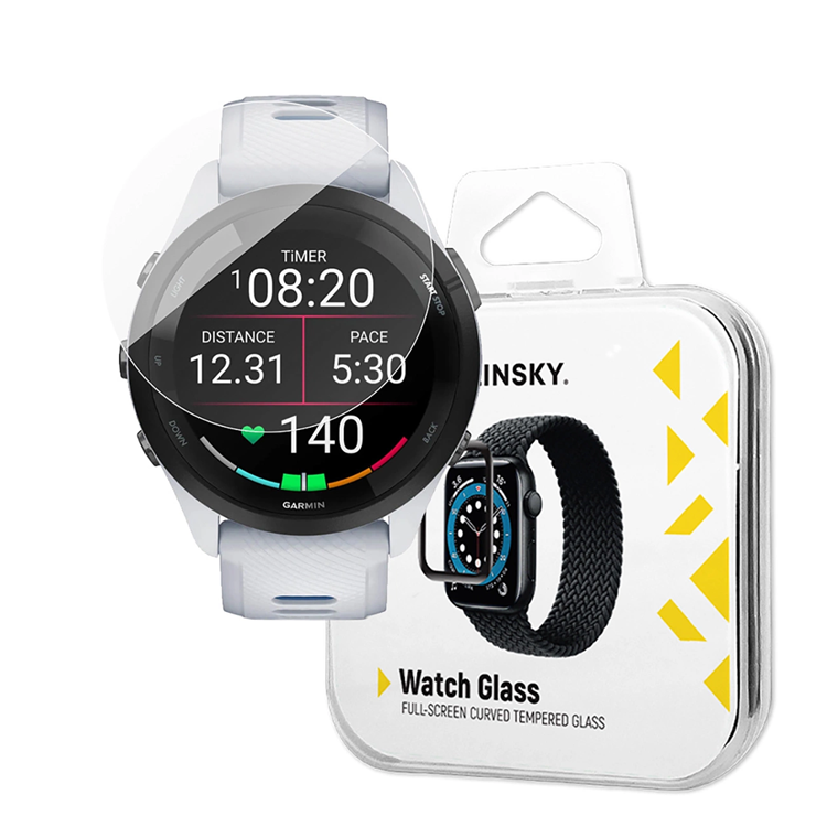 [2-Pack] Wozinsky Garmin Forerunner 265S 46mm Härdat glas Skärmskydd - Vit | 5468 | AlltMobil