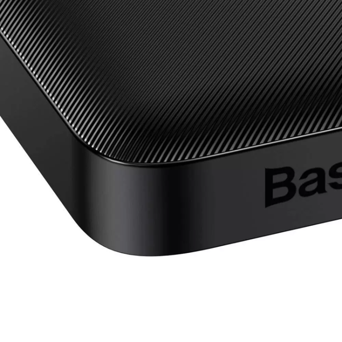 BASEUS - Baseus Digital Display Snabbladdare 10000mAh 20W - Svart