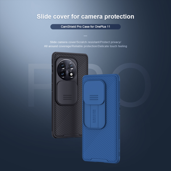 Nillkin - Nillkin OnePlus 11 5G Mobilskal Camshield Pro - Svart