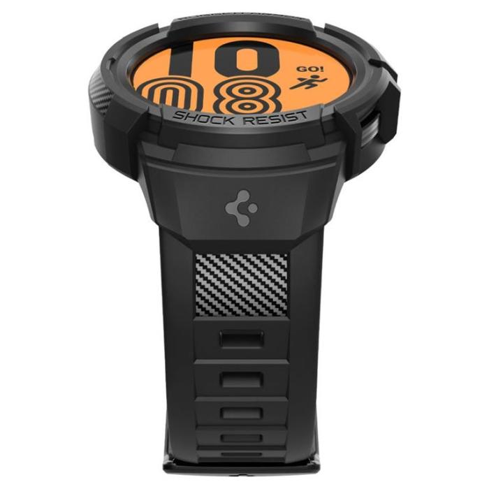Spigen - Spigen Galaxy Watch 5 Pro (45mm) Armband Rugged Armor Pro - Svart