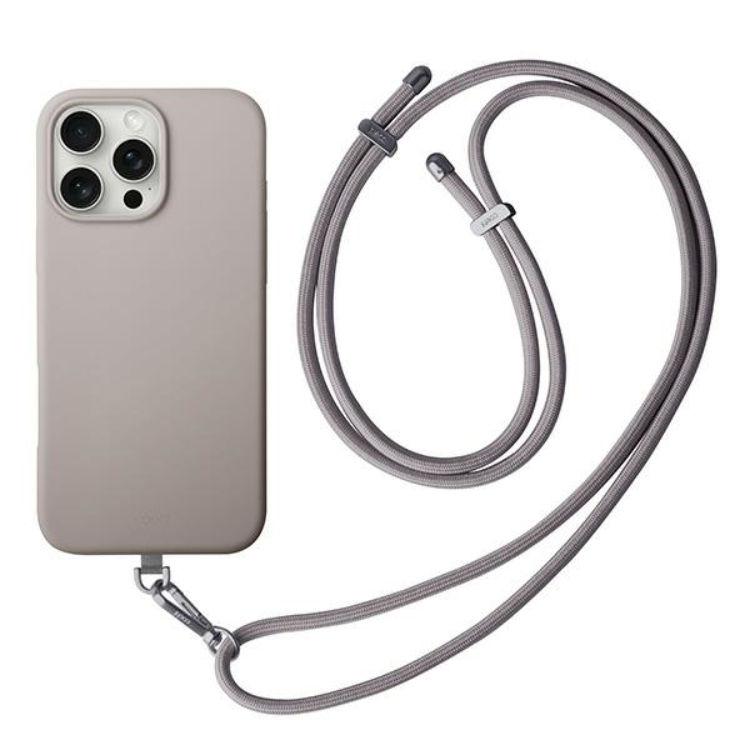UNIQ iPhone 16 Pro Max Mobilhalsband Skal Magsafe Coehl Creme - Grå | 2353 | AlltMobil
