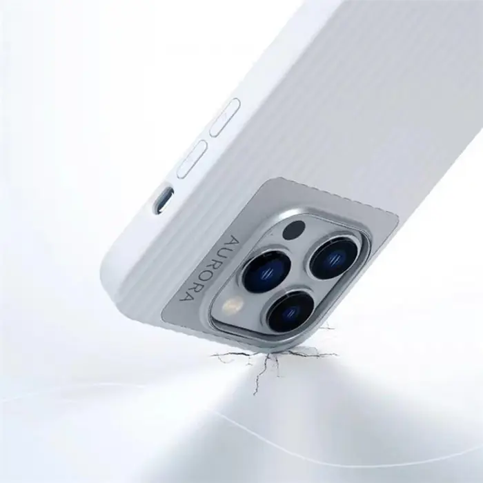OEM - iPhone 14 Pro Max Mobilskal Aurora Stripes - Svart