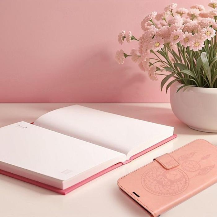 OEM - Xiaomi Redmi 13C/Poco C65 Plånboksfodral Mezzo - Peach