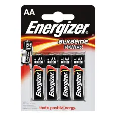 Energizer - ENERGIZER Batteri AA/LR6 Alkaline Power 4-pack