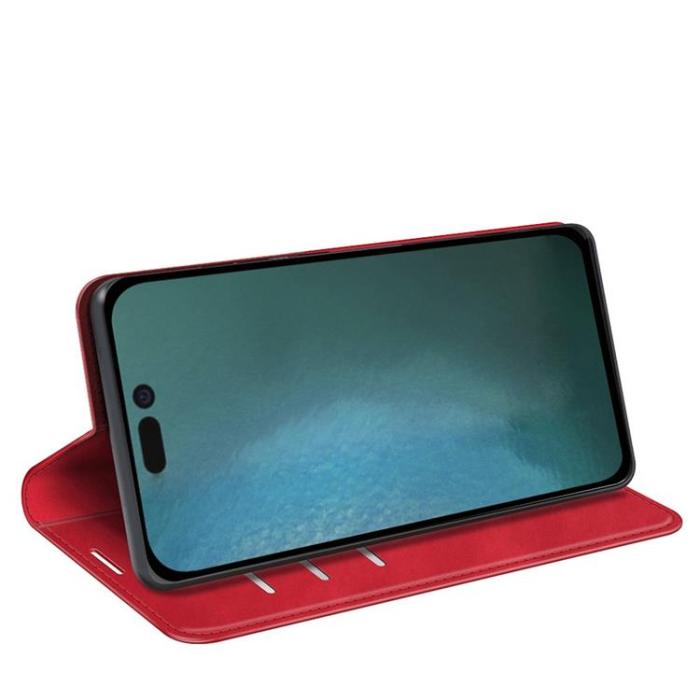 OEM - Folio iPhone 14 Plånboksfodral - Röd