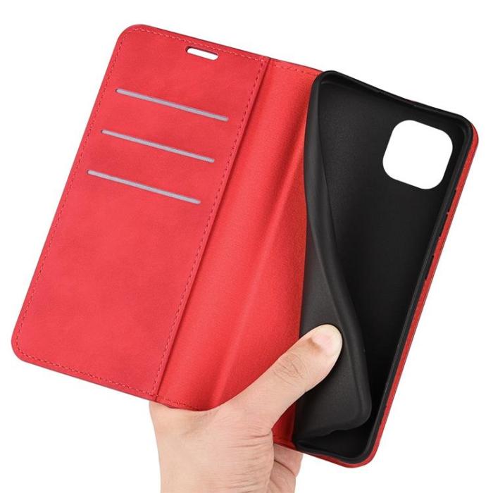 OEM - Folio iPhone 14 Plånboksfodral - Röd