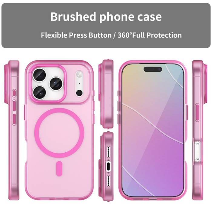 A-One Brand - iPhone 17 Pro Max Mobilskal MagSafe Slim Matte Translucent
