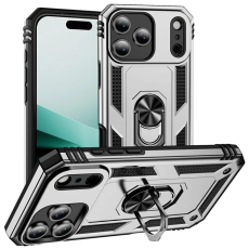 A-One Brand - iPhone 17 Pro Max Mobilskal med Kickstand - Silver