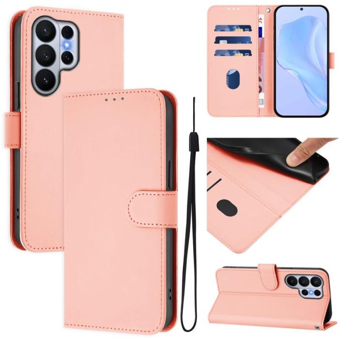 OEM - Samsung Galaxy S26 Ultra Fodral Konstläder - Rosa