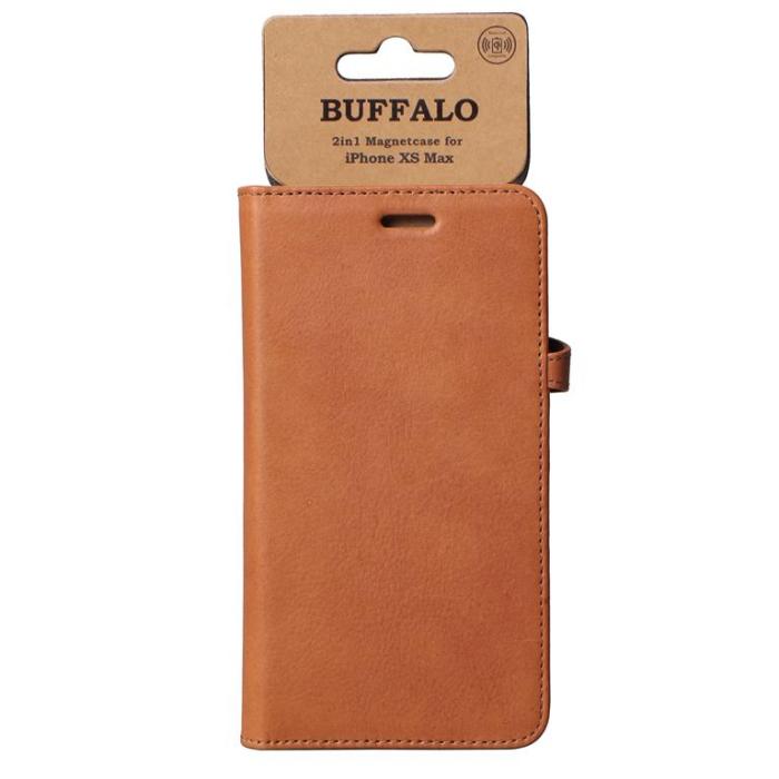 BUFFALO - BUFFALO äkta läder Mobilfodral iPhone Xs Max 6.5