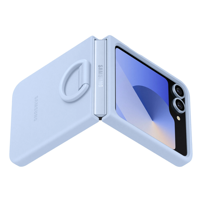Samsung - Samsung Galaxy Z Flip 6 Mobilskal Silikon - Blå