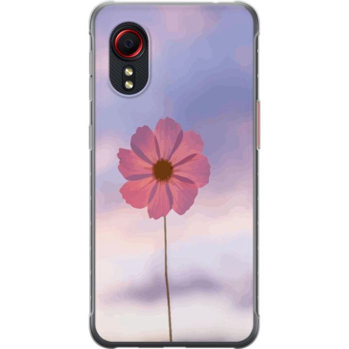 iSecrets - Mobilskal till Samsung Galaxy Xcover 5 med Rosa blomma