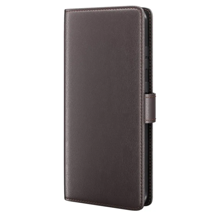 A-One Brand - Sony Xperia 10 V Plånboksfodral Äkta Läder Flip - Brun