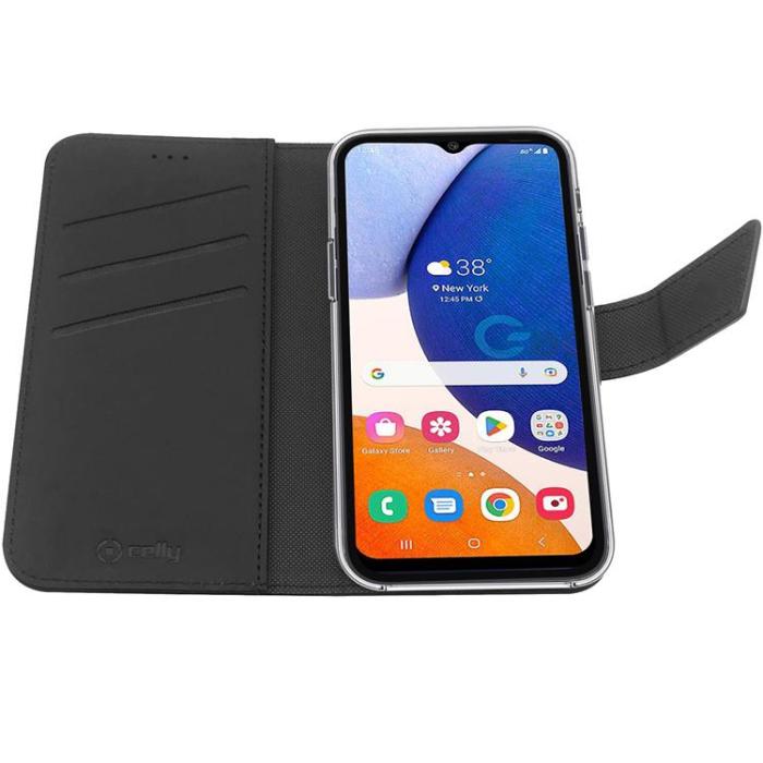 Celly - CELLY Galaxy A14 5G Plånboksfodral - Svart