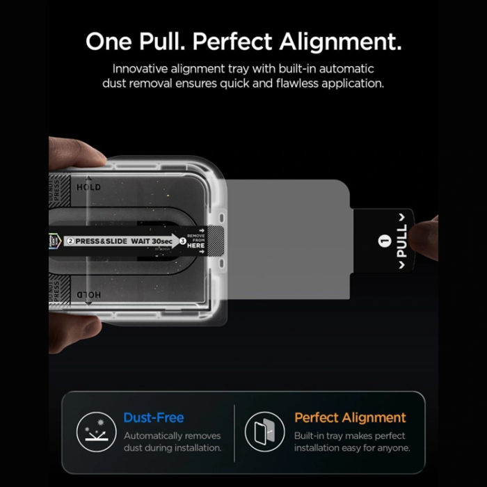 Spigen - Spigen [2-Pack] Härdat Glas Skärmskydd För iPhone Duo Privacy