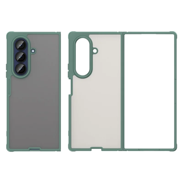 A-One Brand - Galaxy Z Fold 7 5G Mobilskal Frosted Translucent - Grön