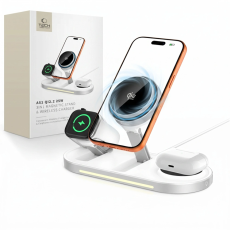 Tech-Protect - Tech-Protect Qi2.2 MagSafe Tr&aring;dl&ouml;s Laddare F&ouml;r iPhone/Apple Watch/AirPods