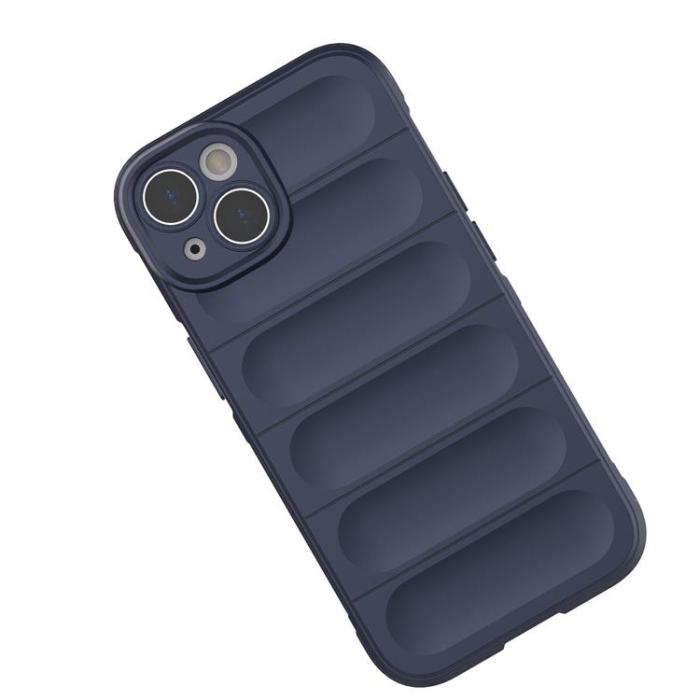 OEM - iPhone 14 Plus Skal Magic Shield Flexible Armored - Mörkblå