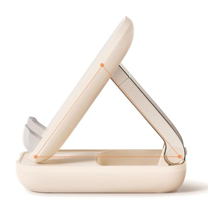 BASEUS - Baseus Mobilhållare Seashell Series med Mirror - Beige