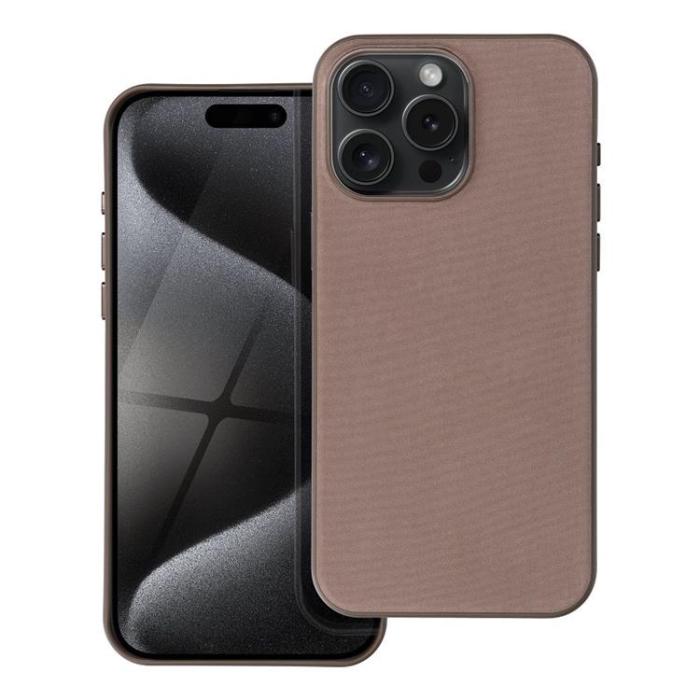 OEM - iPhone 13 Pro Mobilskal Magsafe Woven - Ljusbrun