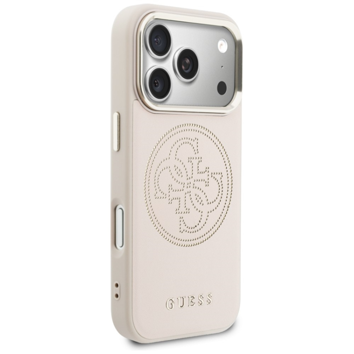 Guess - Guess Mobilskal För iPhone 17 Pro MagSafe Perforated 4G - Rosa